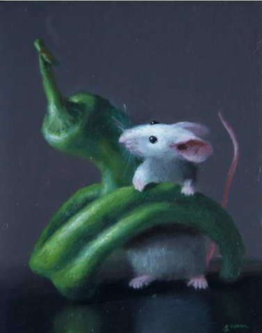 Mouse with Pepper stuart dunkel