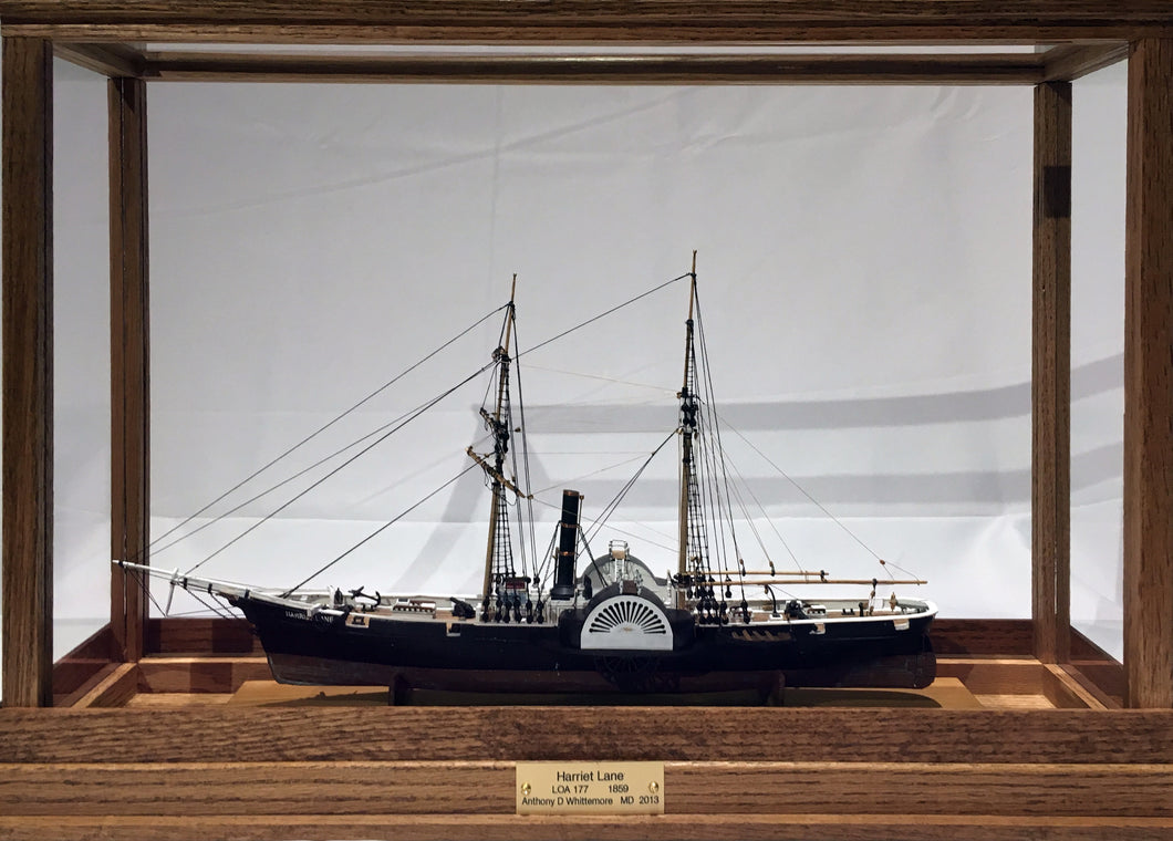 Harriet Lane By Anthony Whittemore Handcrafted Model Ship In Museu