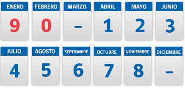 Calendario PRT