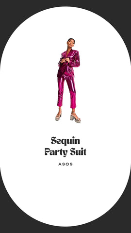 party sequin suit from ASOS