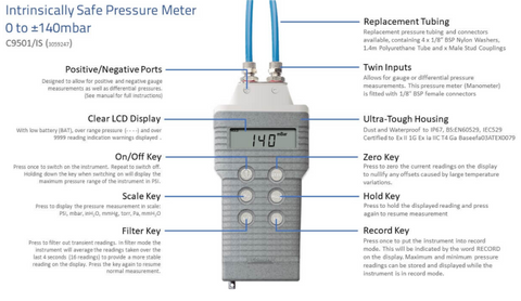 HHSolutions_Comark_C9501_IS_Pressure_Meter