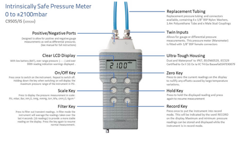 HHSolutions_Comark_C9505_IS_Intrinsically_Safe_Pressure_Meter