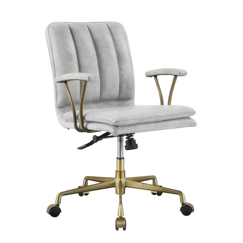 Einara light grey office chair