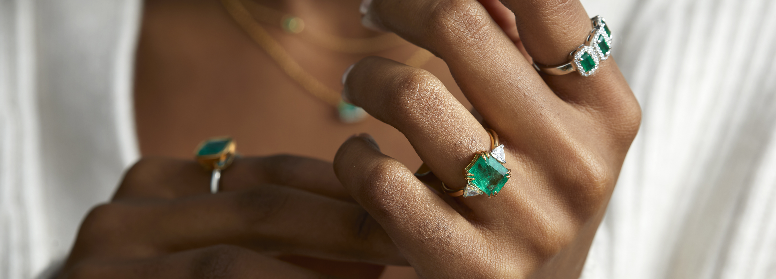 Emerald Rings | Emerald & Diamond Rings | Fenton