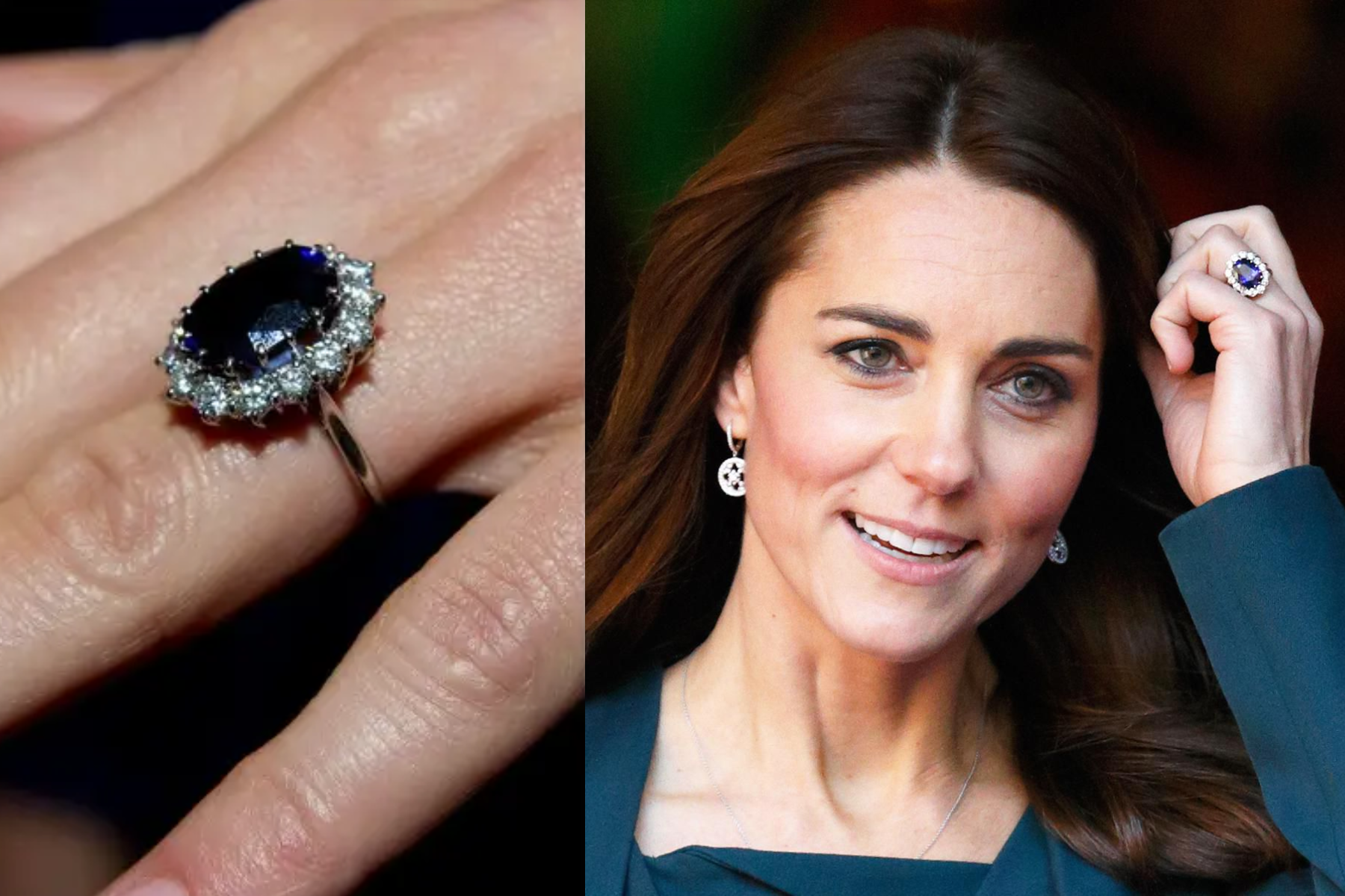 Kate Middleton's Princess of Wales Blue Sapphire Engagement Ring