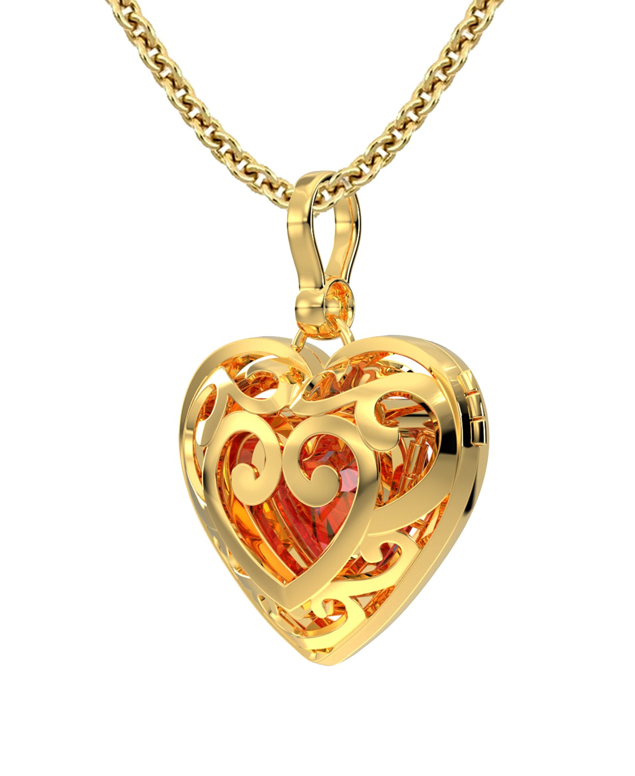 YALLNASL Heart Locket Necklace that Holds Pictures Pendant India | Ubuy