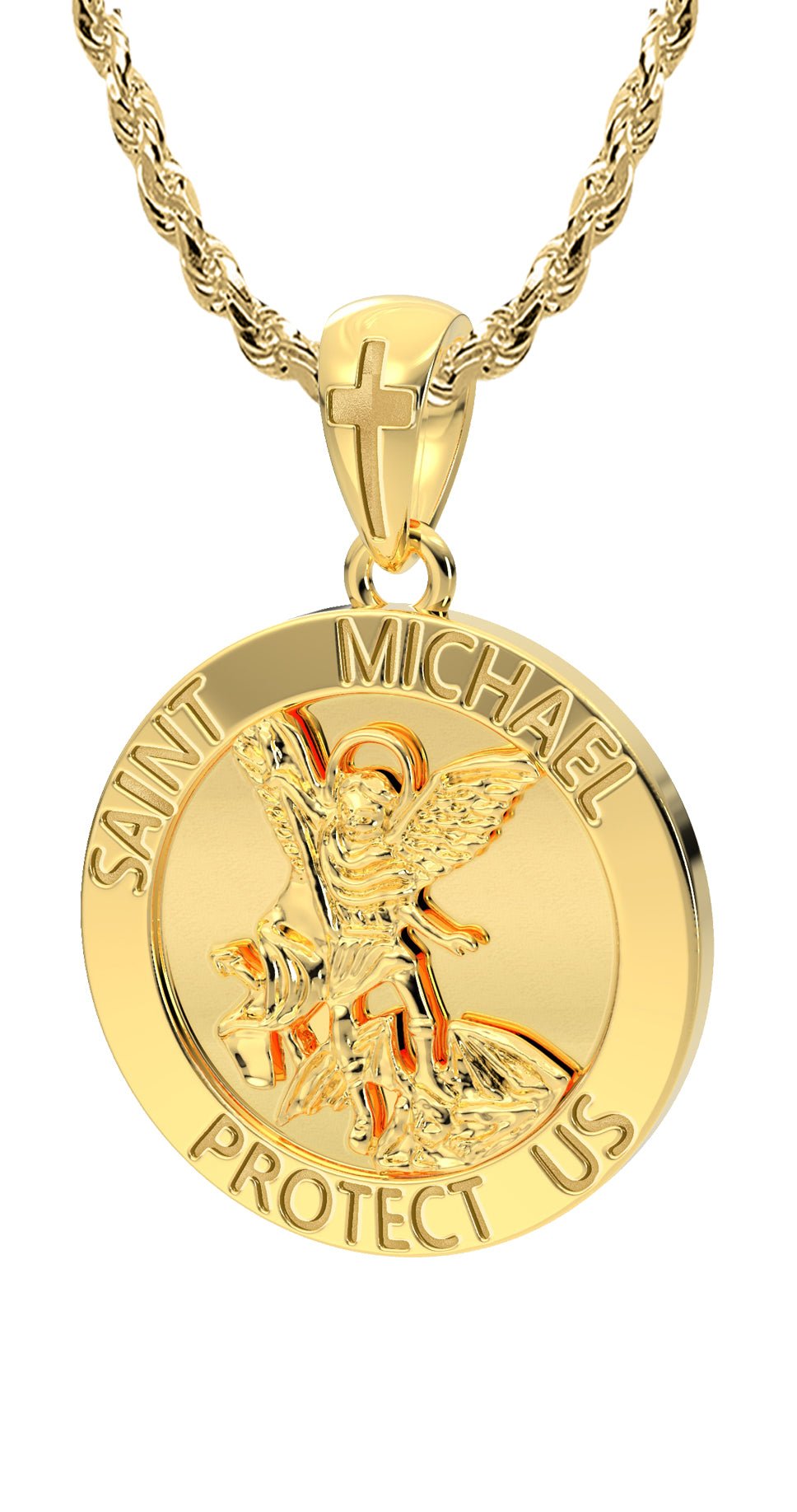 St michael marine sales corps necklace