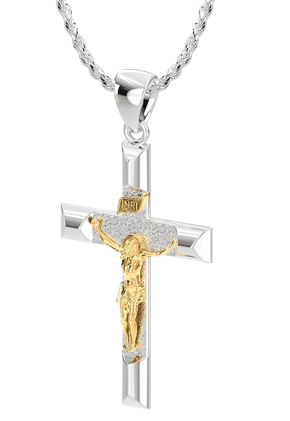 Cross Pendant Necklace - Silver Pendant In Brand New