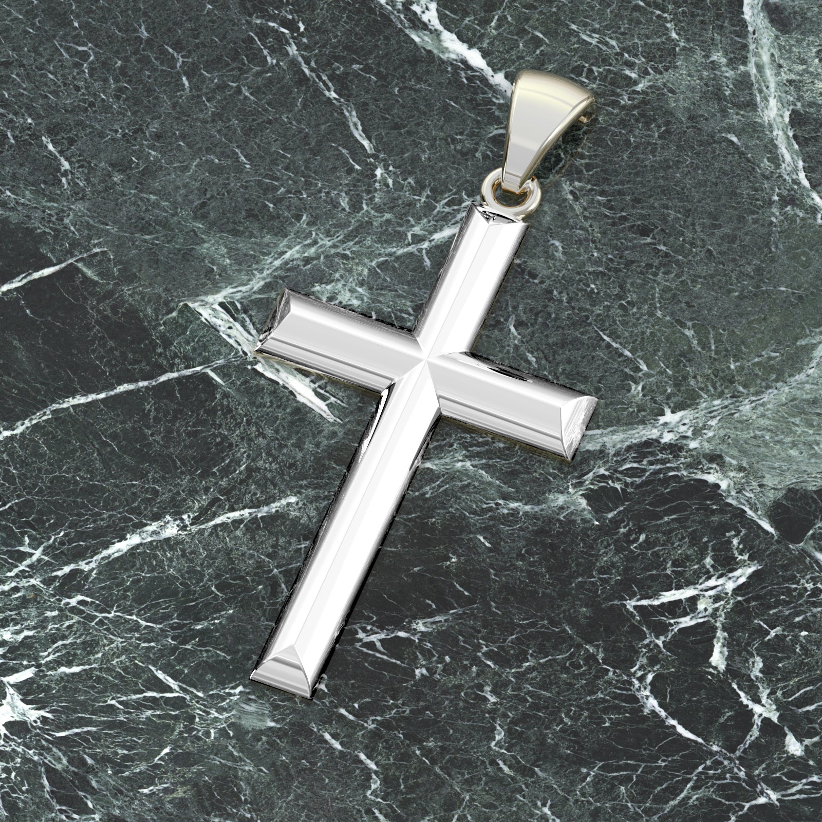 Cross Pendant Necklace - Silver Pendant In Brand New