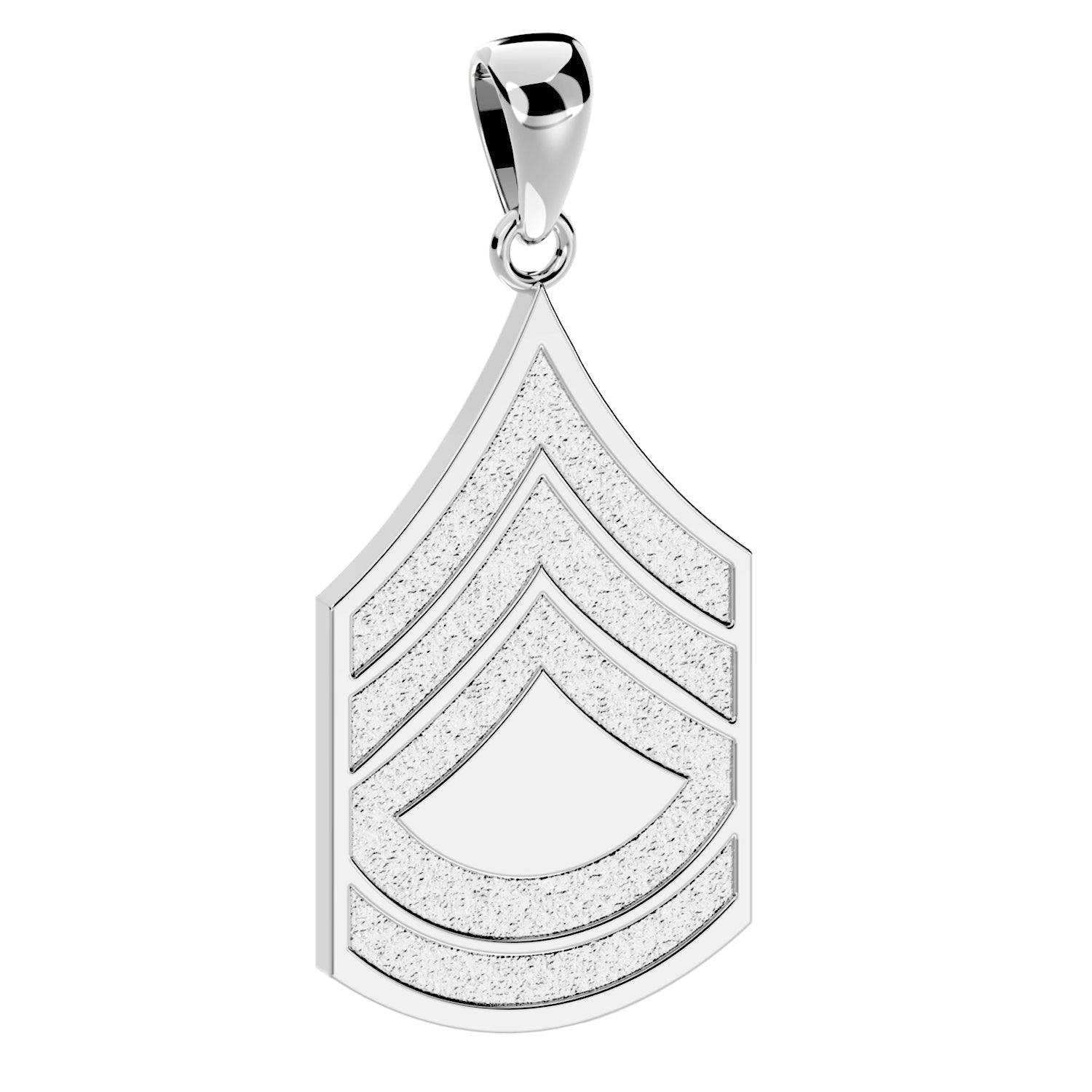 Gold Army National Guard Dog Tag Pendant - Perfect Memorials