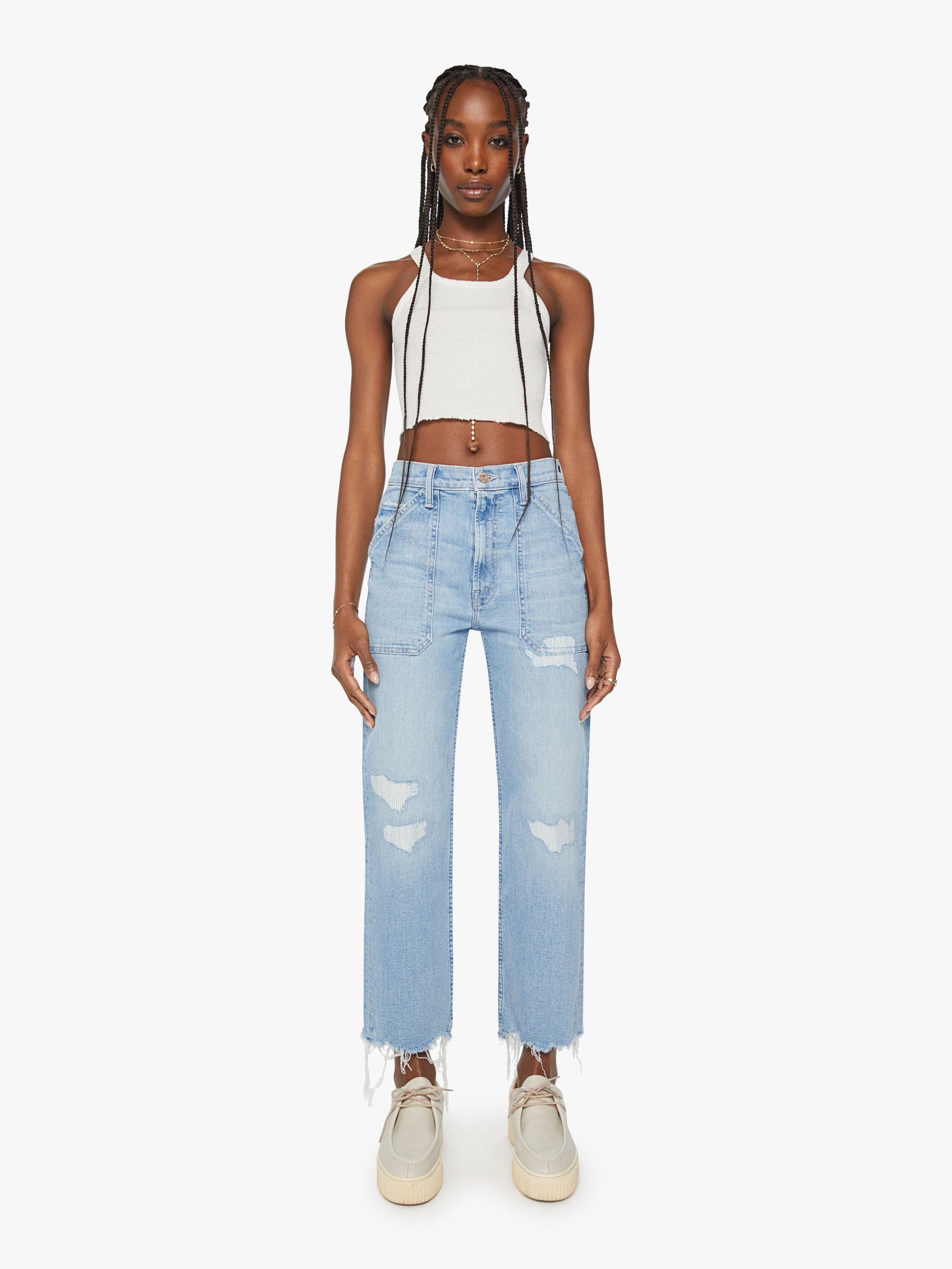 Go-To Ankle Fray Jeans– SweetLegs