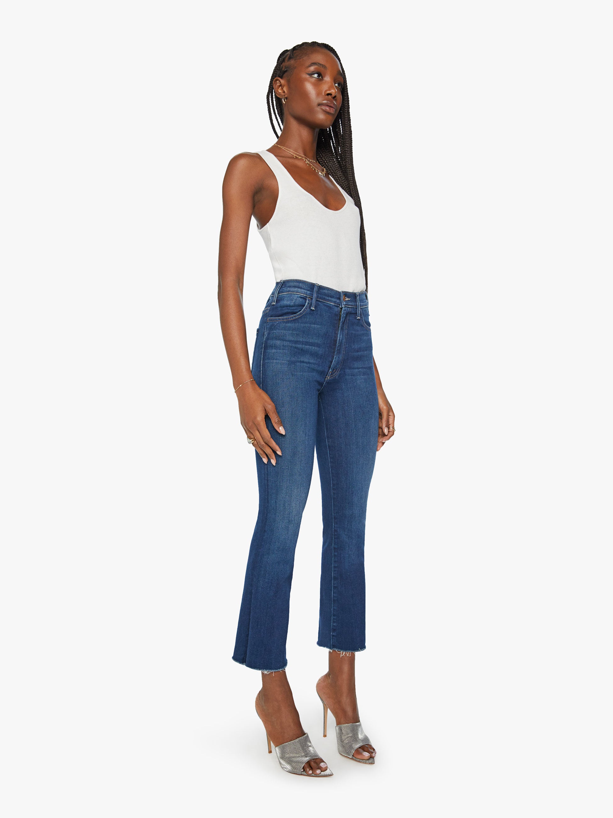 The Insider Crop Step Fray - Teaming Up | MOTHER DENIM