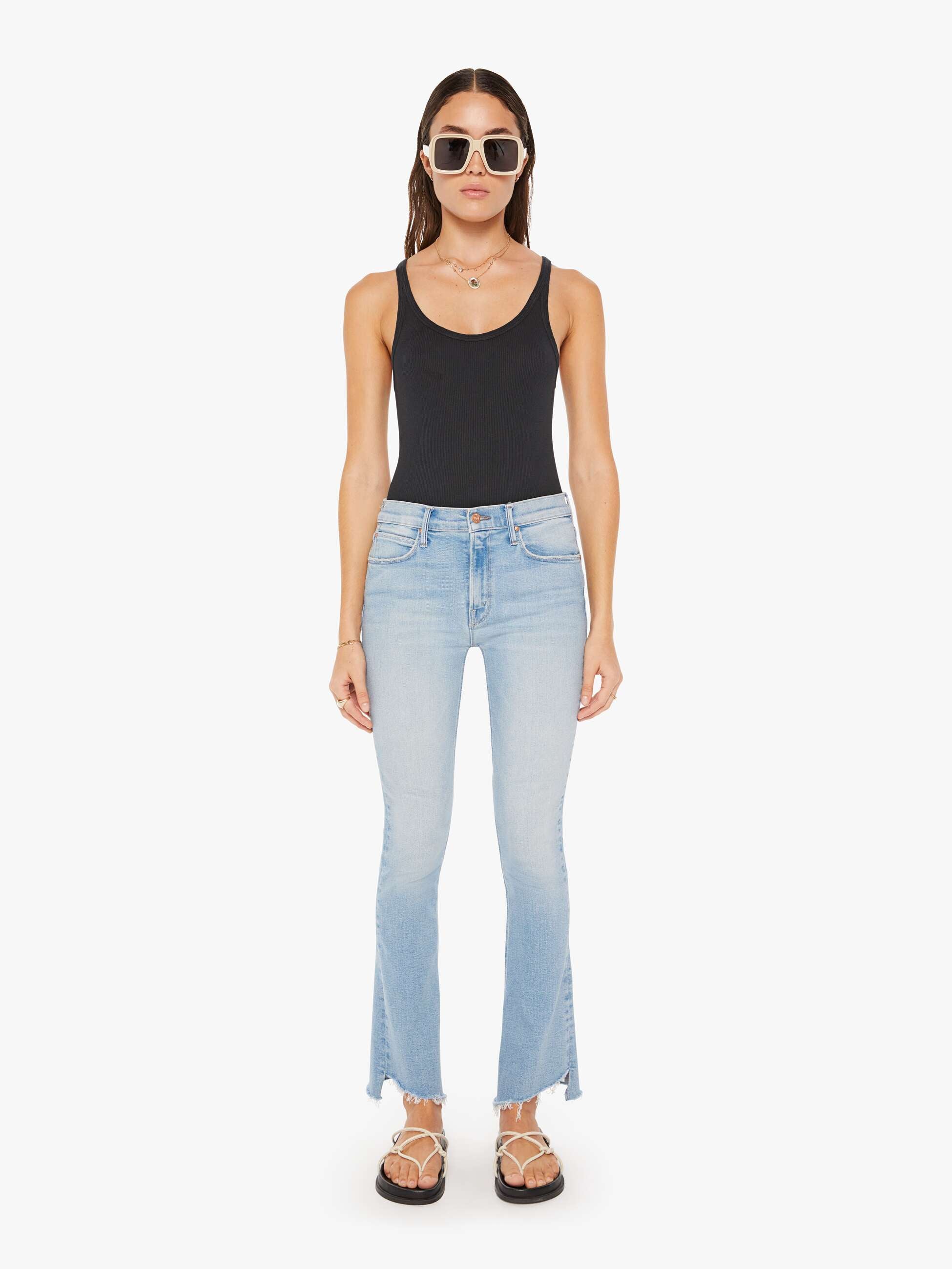 MOTHER Super Cruiser Jeans Review: TRULY Flared Denim  Womens flare jeans,  Cute summer outfits, Tank top outfits