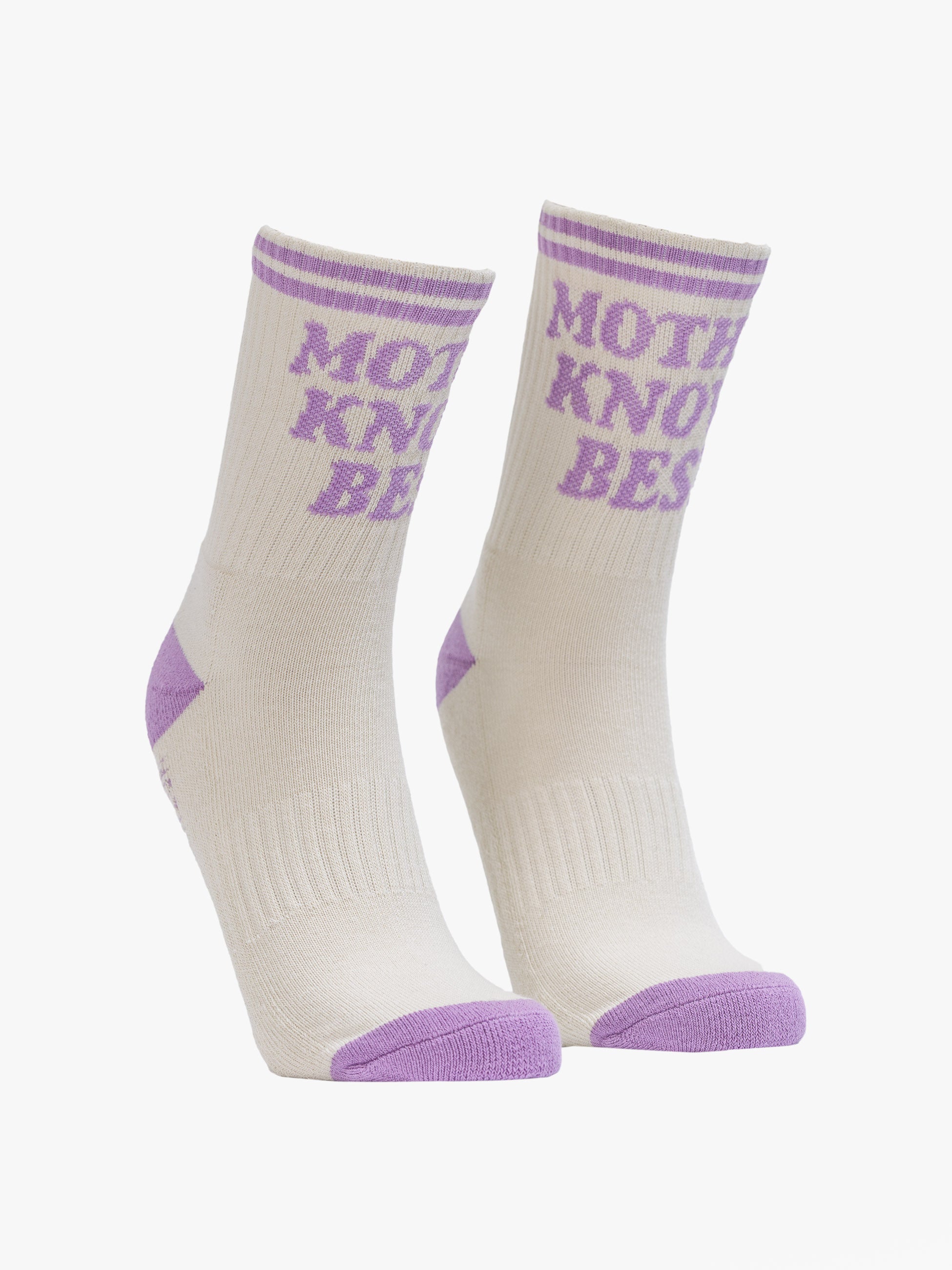 Shop Mother Baby Steps Knows Best Socks In White