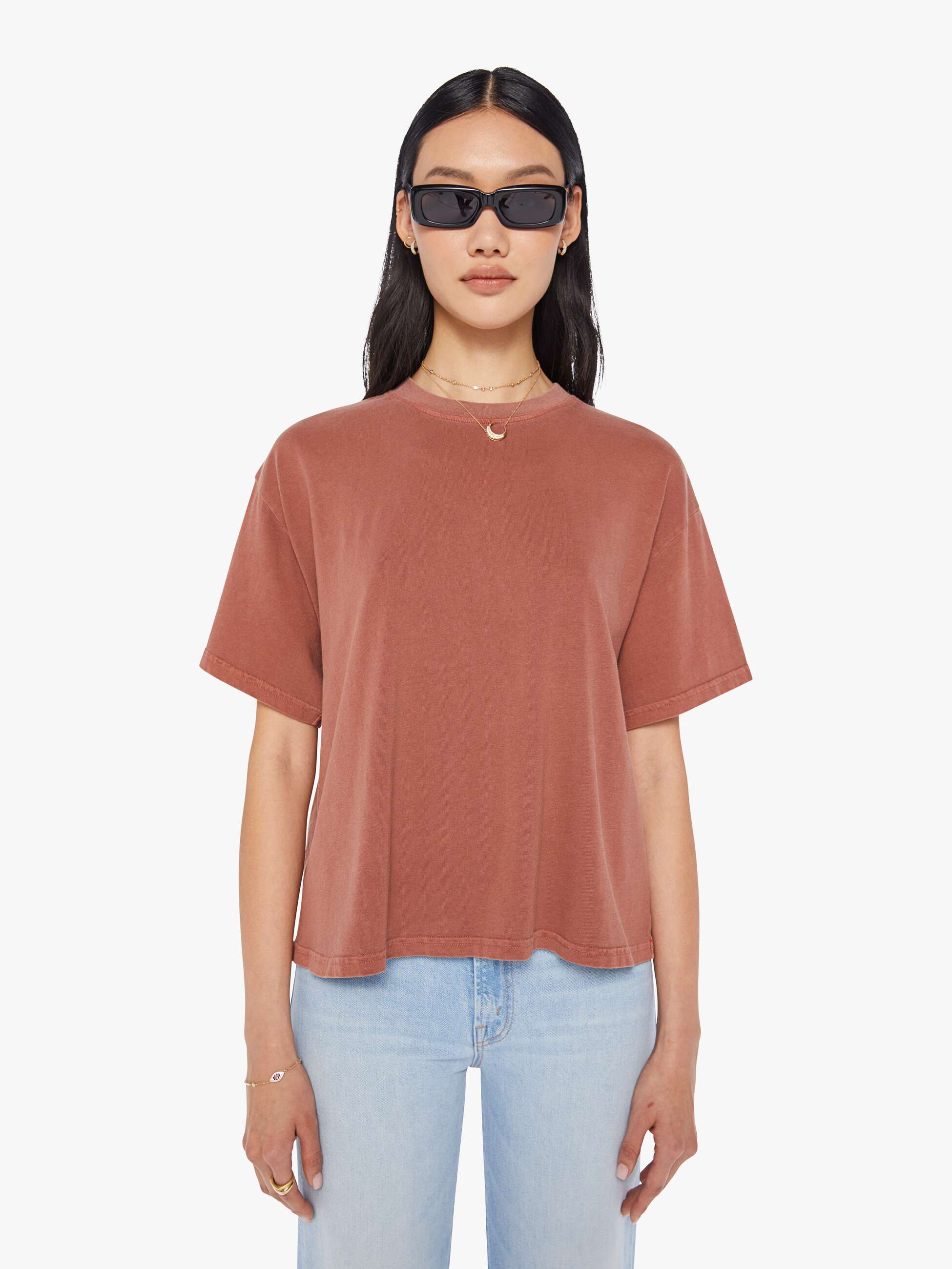 Shop Xirena Palmer T-shirt Nutmeg T-shirt In Multi - Size X-large