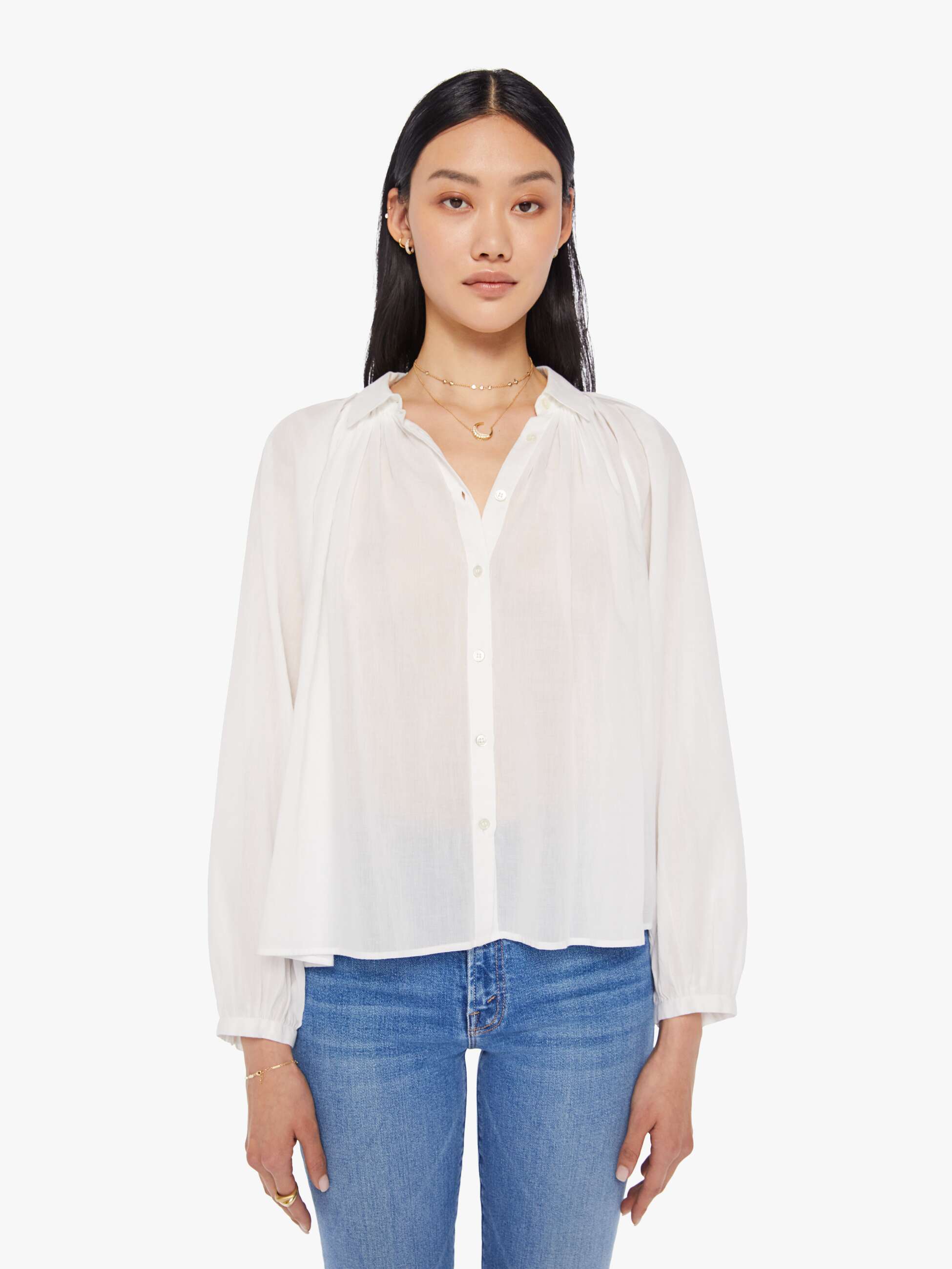 Shop Xirena Fabienne Shirt In White - Size X-large