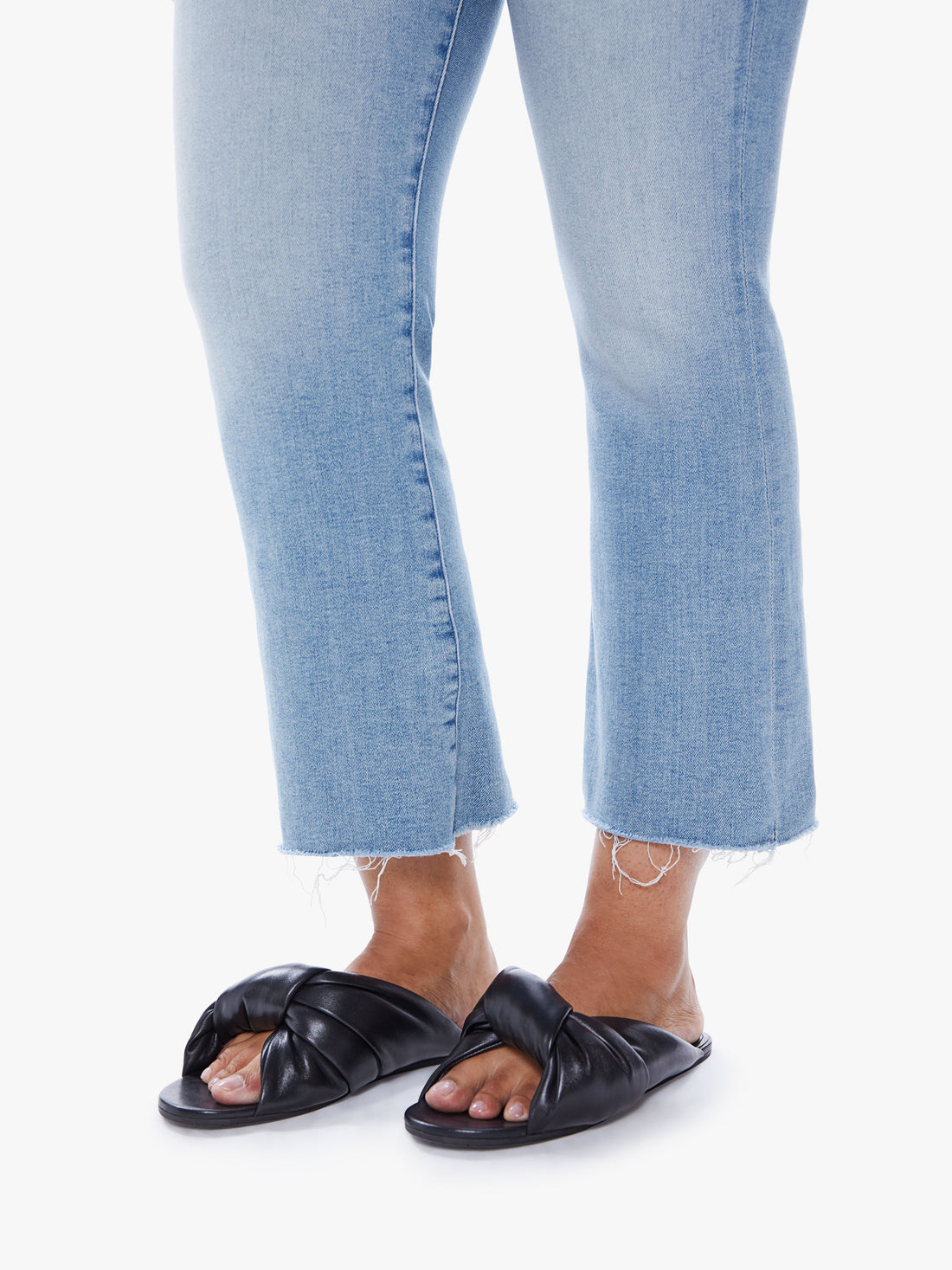 THE HUSTLER ANKLE FRAY AU REVOIR | MOTHER DENIM