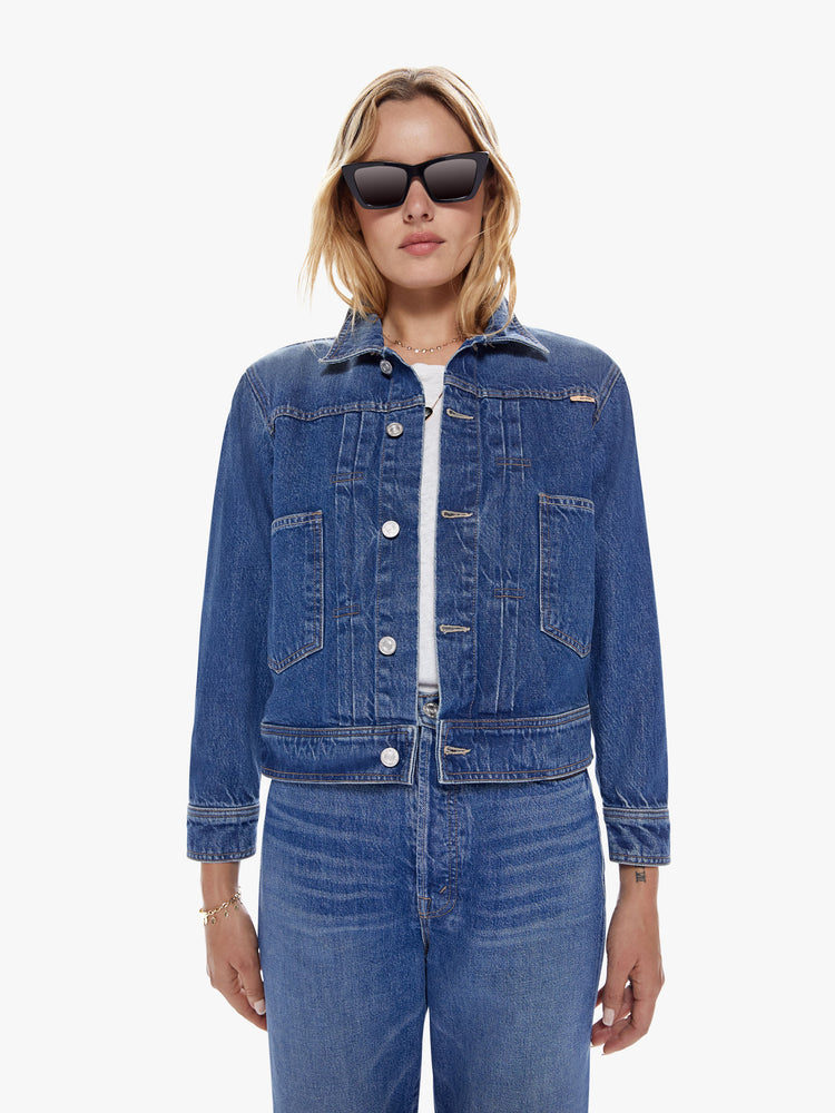 THE SHRUNKEN DAYBREAK DRIFTER JACKET HIT THE GROUND RUNNING | MOTHER DENIM