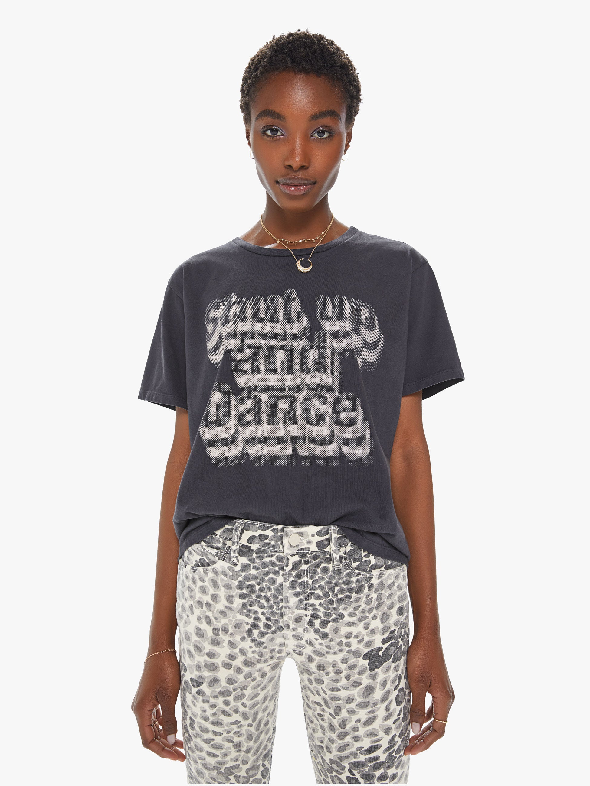 MOTHER THE ROWDY SHUT UP AND DANCE TEE SHIRT