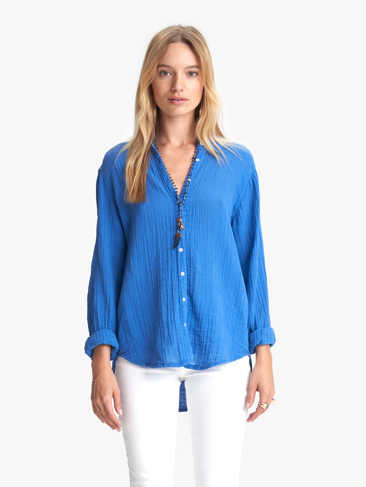 XiRENA Scout Shirt - Blue Spell | MOTHER Denim