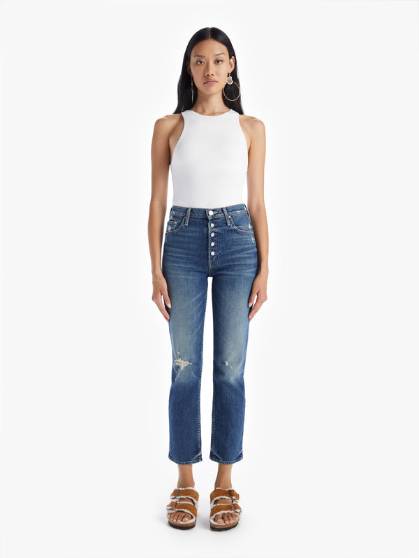 MOTHER The Pixie Ankle Fray Jeans