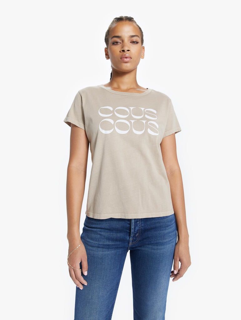 Women's The Boxy Goodie Goodie - Cous Cous/Nougat | MOTHER Denim