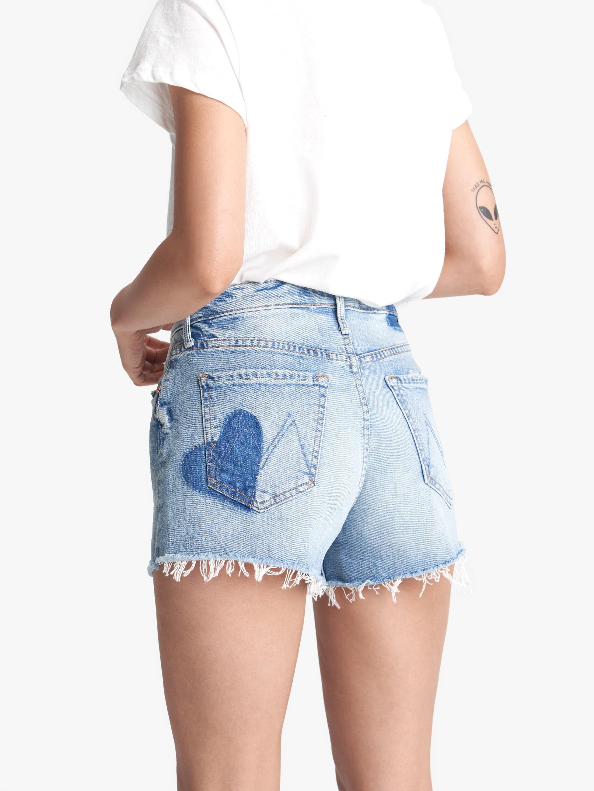 mother denim shorts