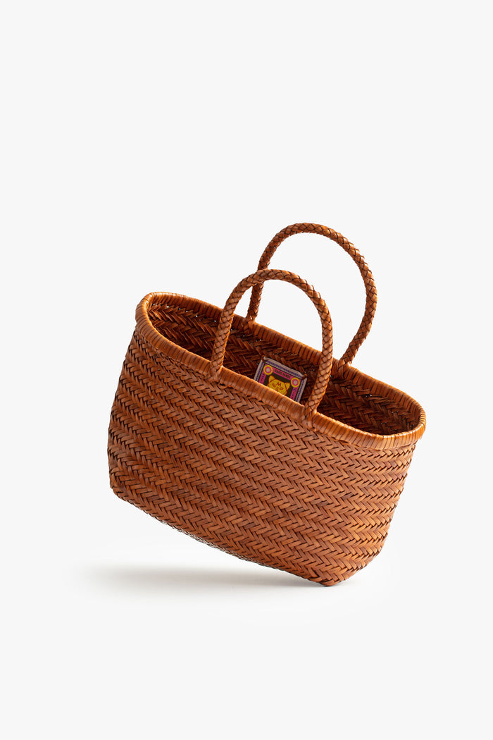 Basket Case Kerala Leather Carryall