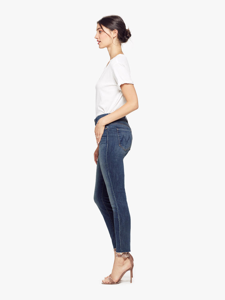 High Waisted Looker Ankle Fray - Not Rough Enough | MOTHER