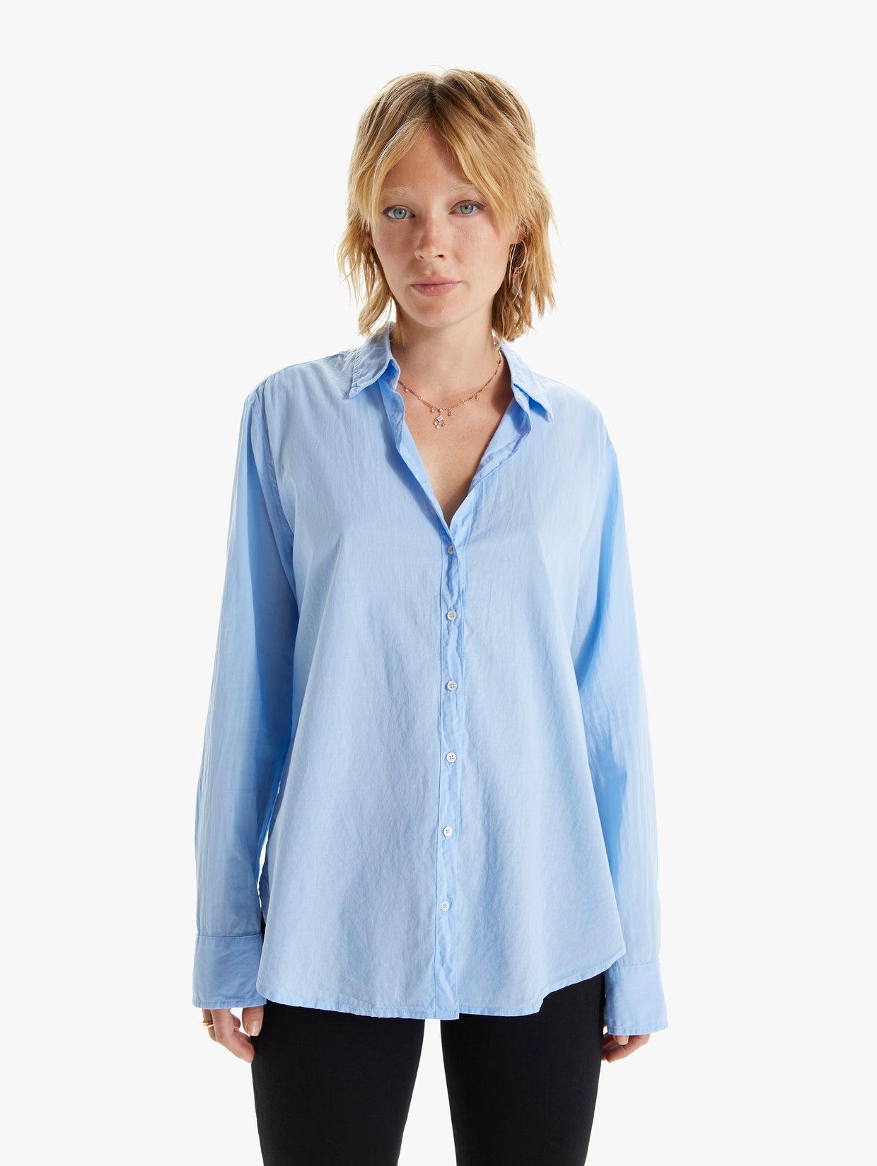 XiRENA Beau Shirt - Light Blue | MOTHER Denim