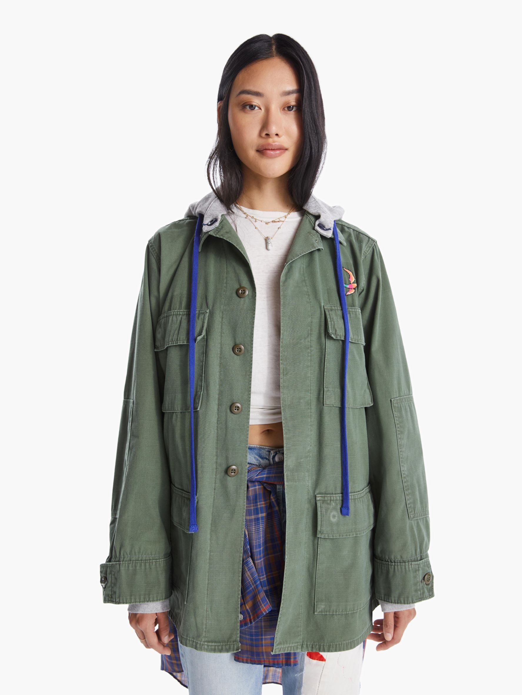 アウター Remodel Military Hooded Coat juemiの通販 by わ's shop