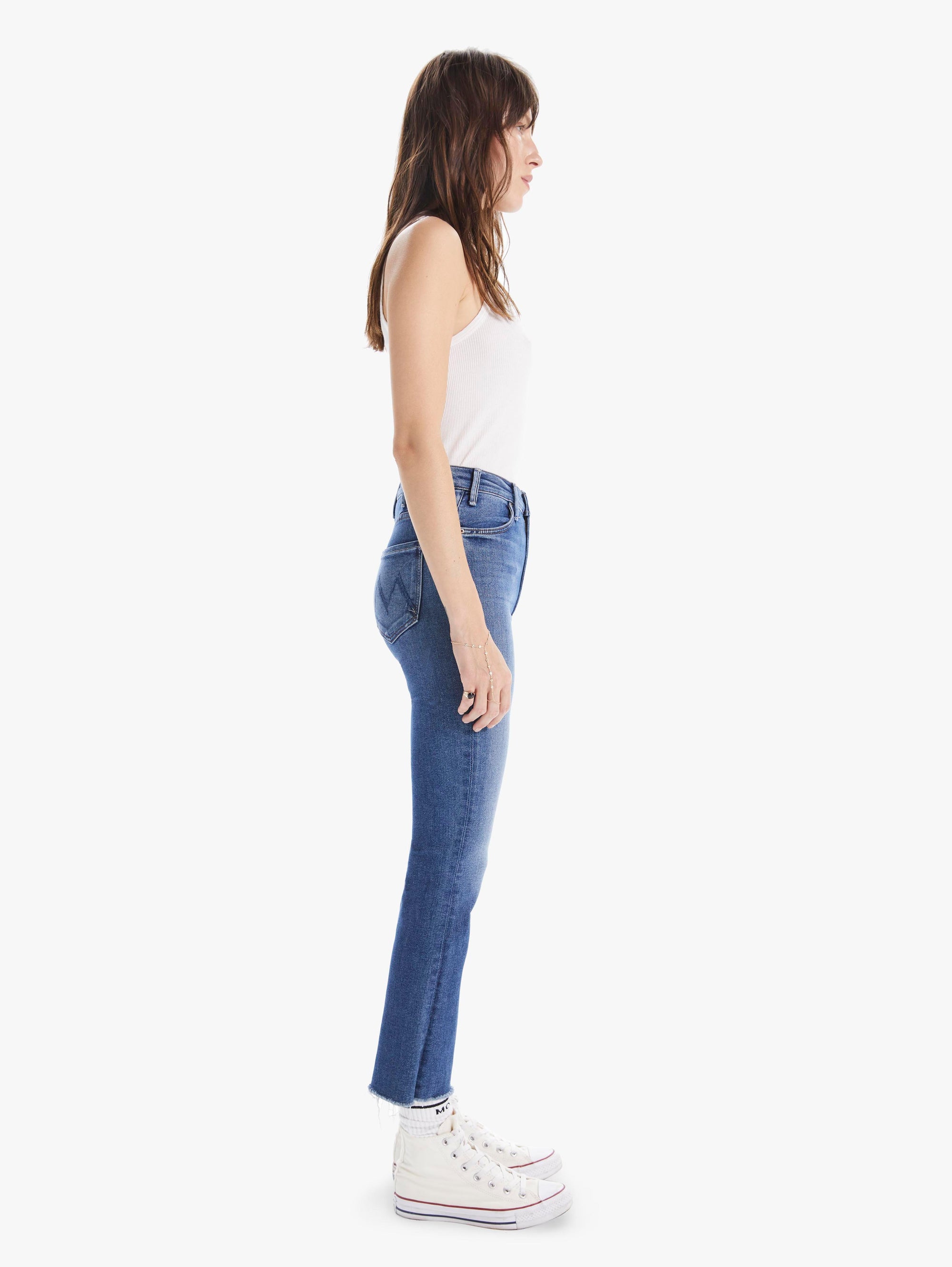 Women's The Hustler Ankle Fray - Satisfaction, Guaranteed | MOTHER DENIM