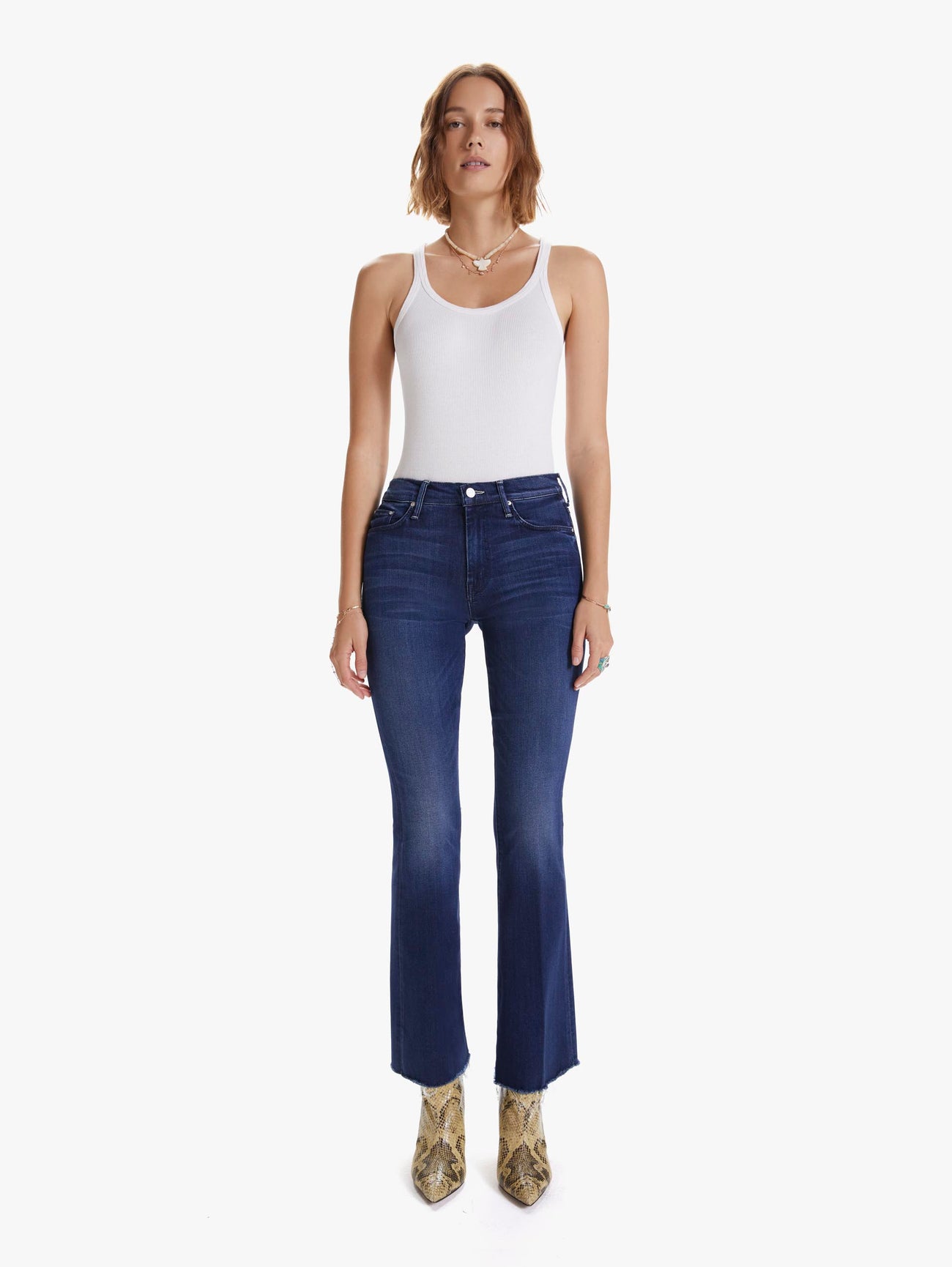 Women S Flare Jeans Free Us Shipping Returns Mother Denim