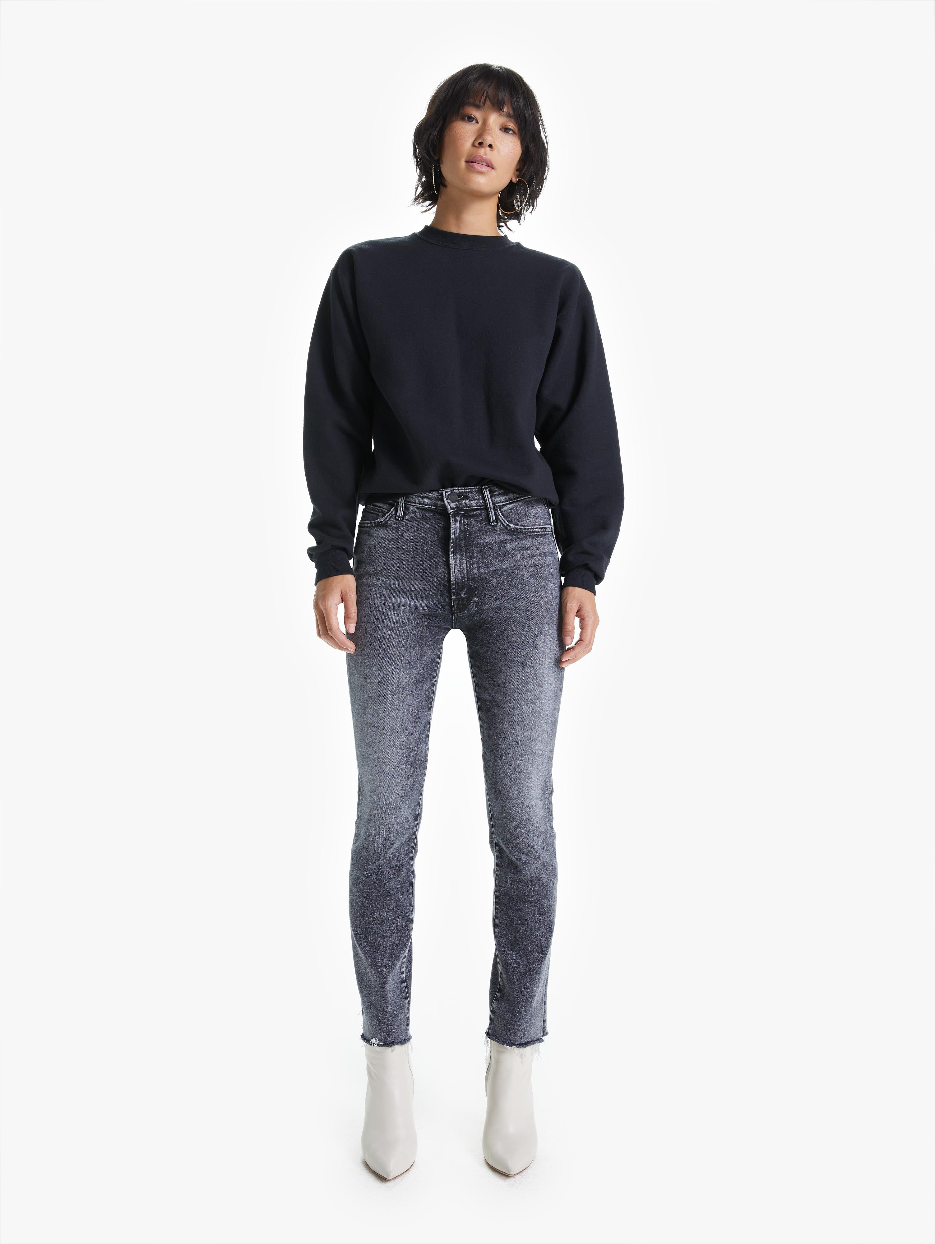 mother high waisted rascal ankle