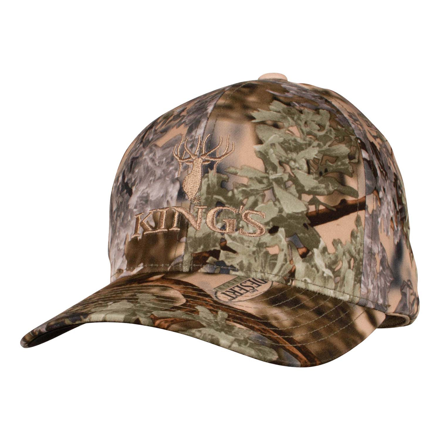 Richardson Structured Camo Logo R-Flex Cap in Desert Shadow | Corbotras lochi