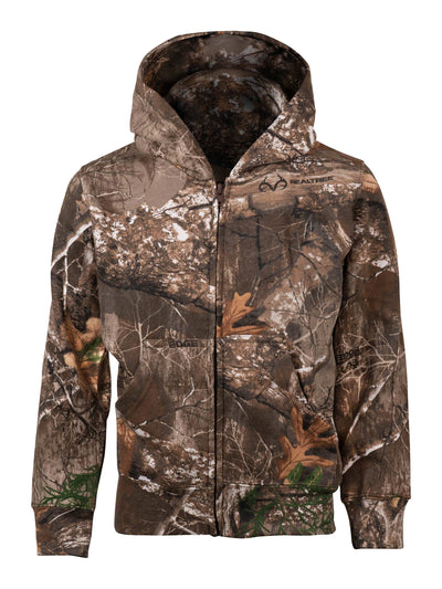 Kids Classic Full-Zip Hoodie in Realtree Edge | Corbotras lochi