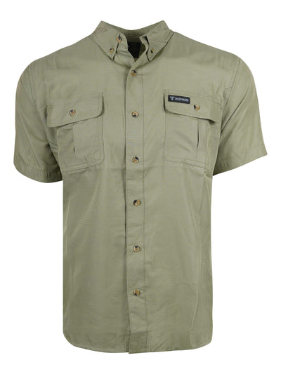 Hunter Safari Short Sleeve Shirt in Olive | Corbotras lochi