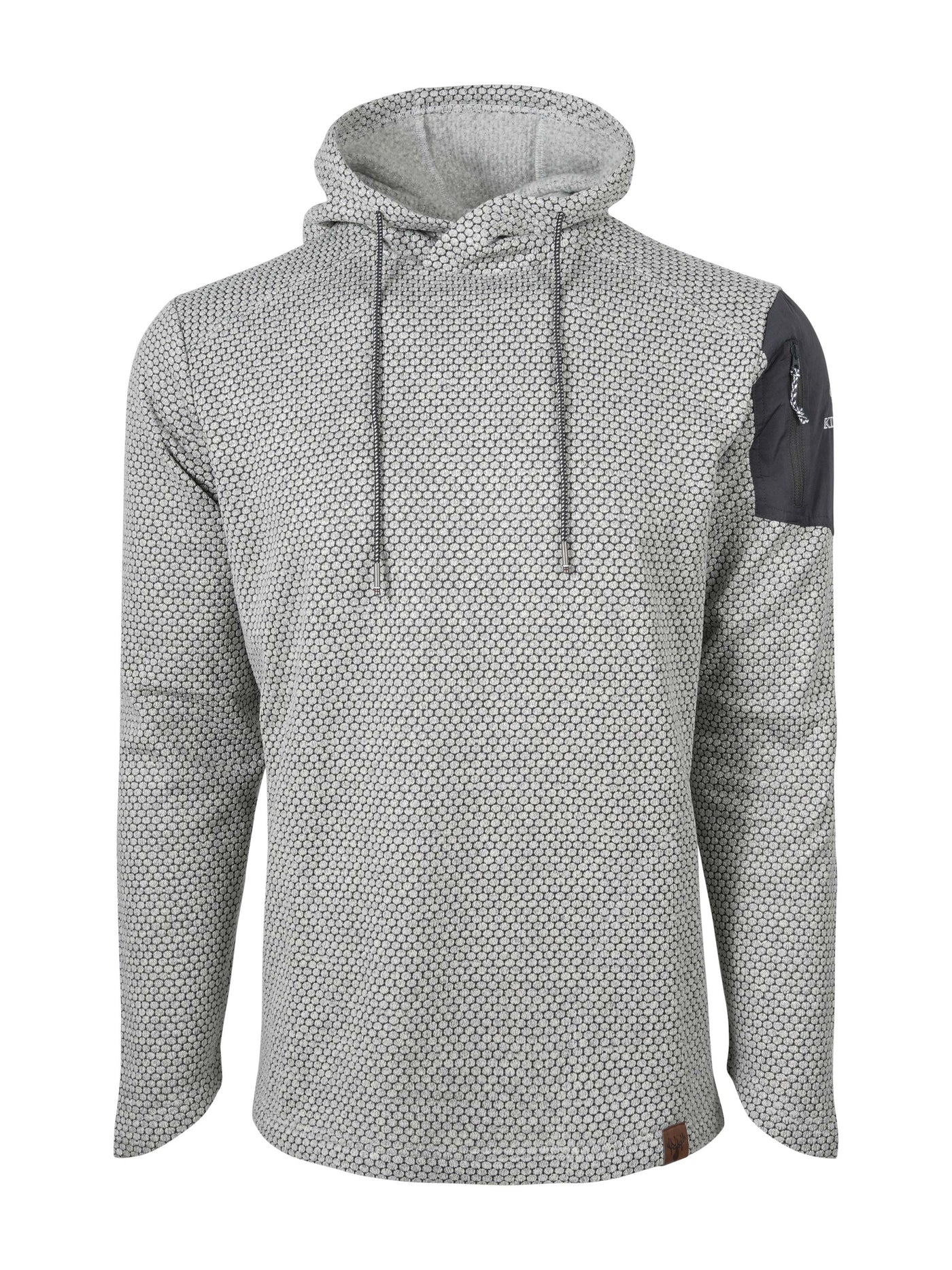 King's Grid Hoodie in Ash | Corbotras lochi