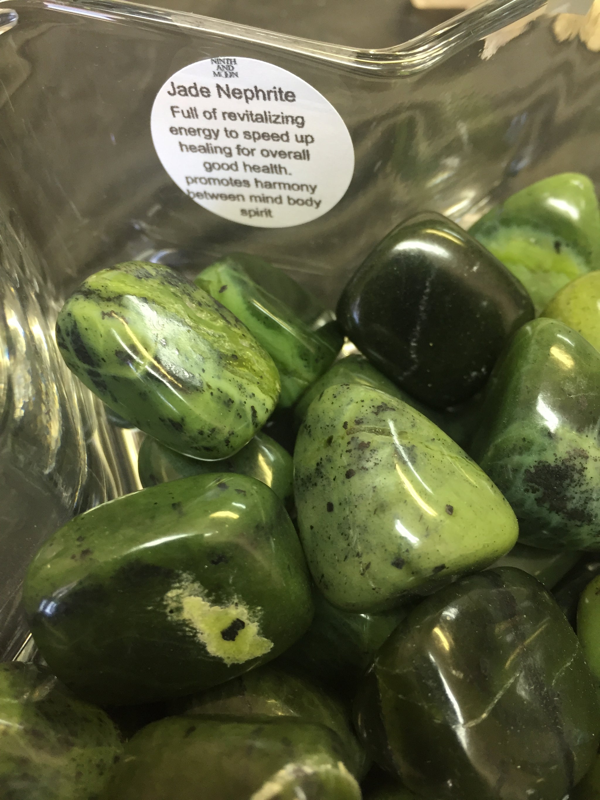 Jade Nephrite Gemstone - Ninth And Moon LLC