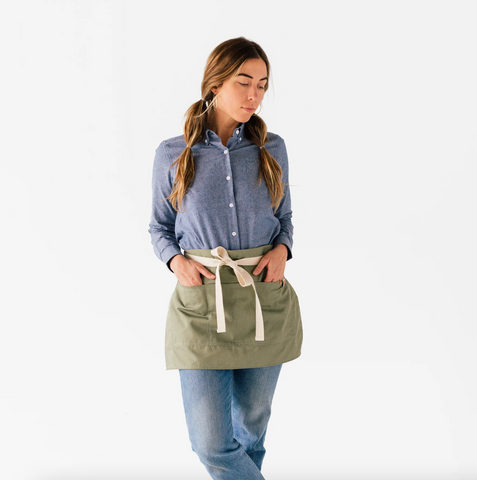 Green Waist Apron for Servers