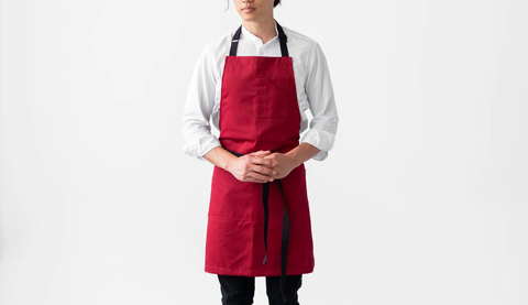 Stock Red Apron