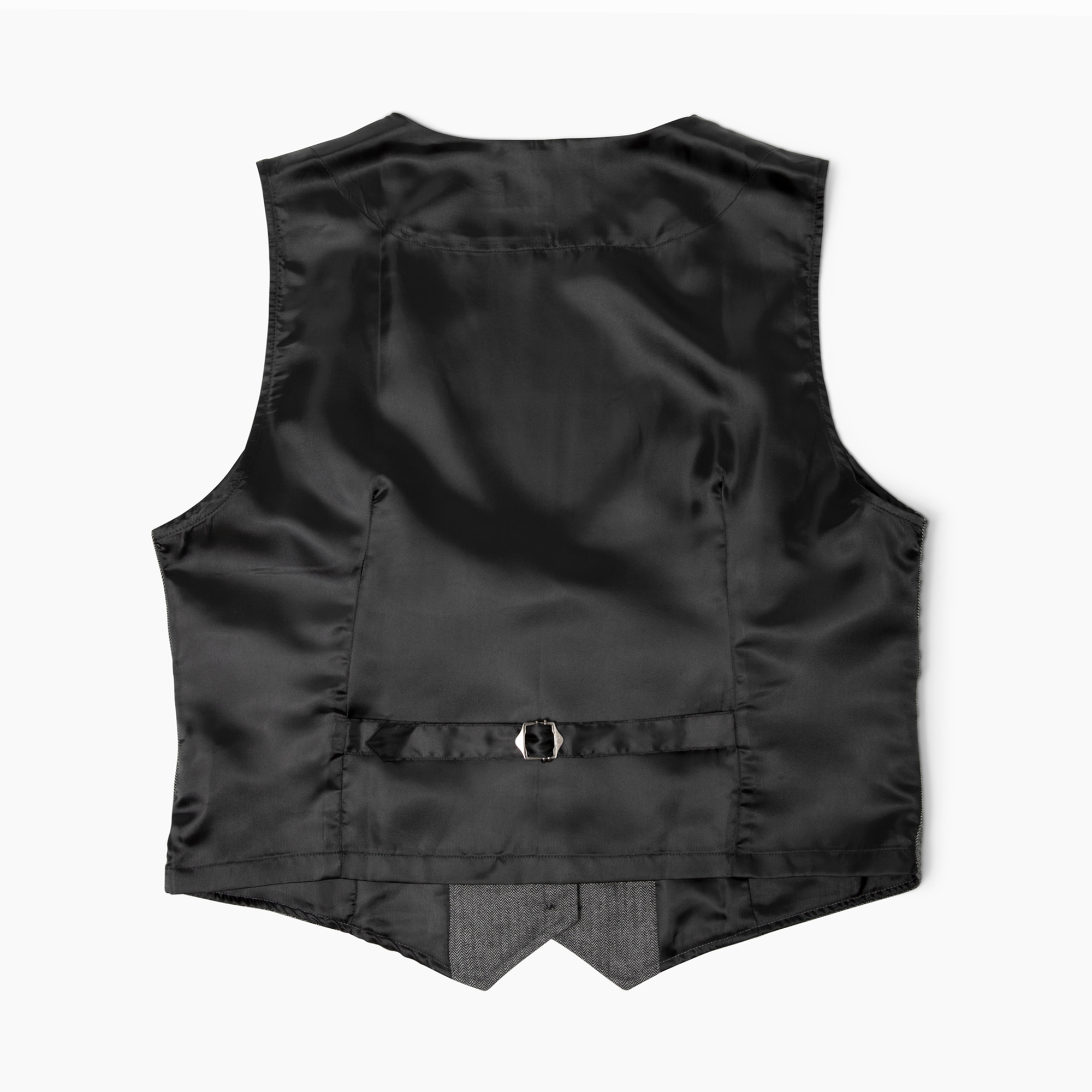 Women's Single Breasted Herringbone Vest