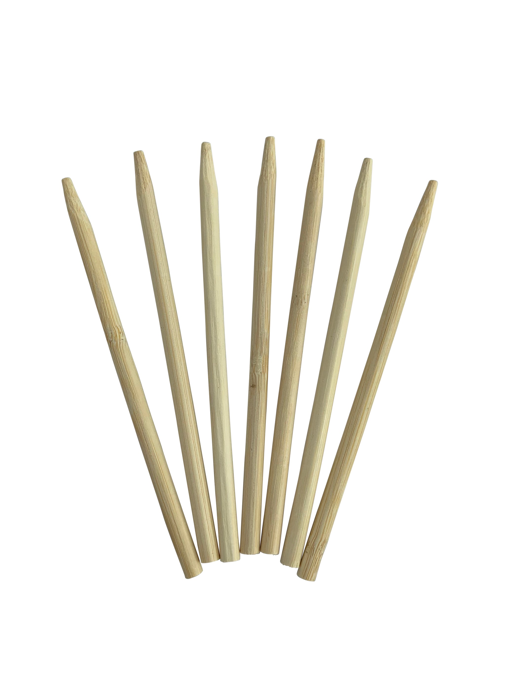 KingSeal Natural Bamboo Wood Candy Apple Skewers, Sticks, 5.5 Inch, 6 ...