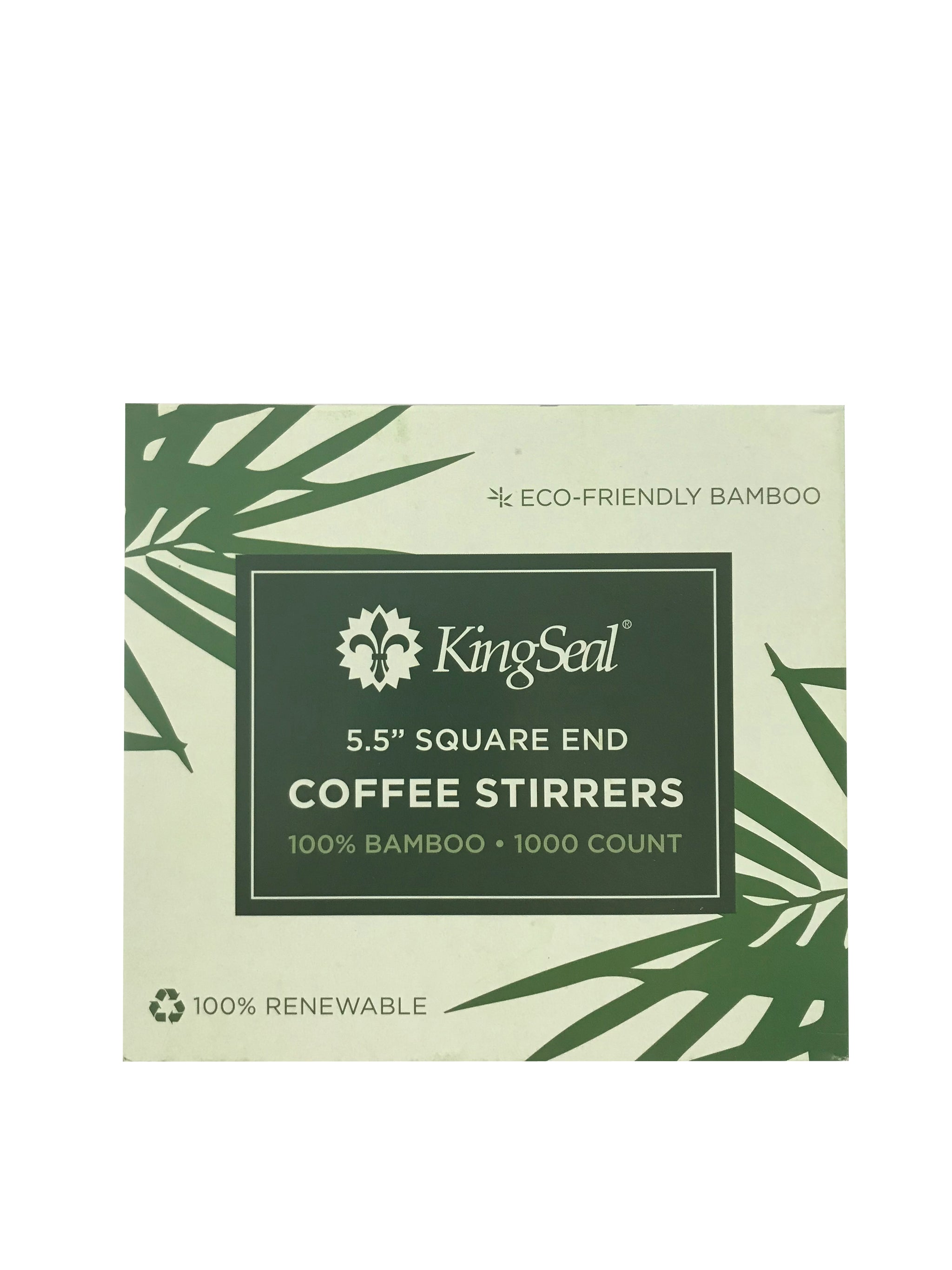 KingSeal FSC® C041262 Certified Birch Wood Coffee Stirrers, Stir Sticks,  Round End - 7.5 Inch