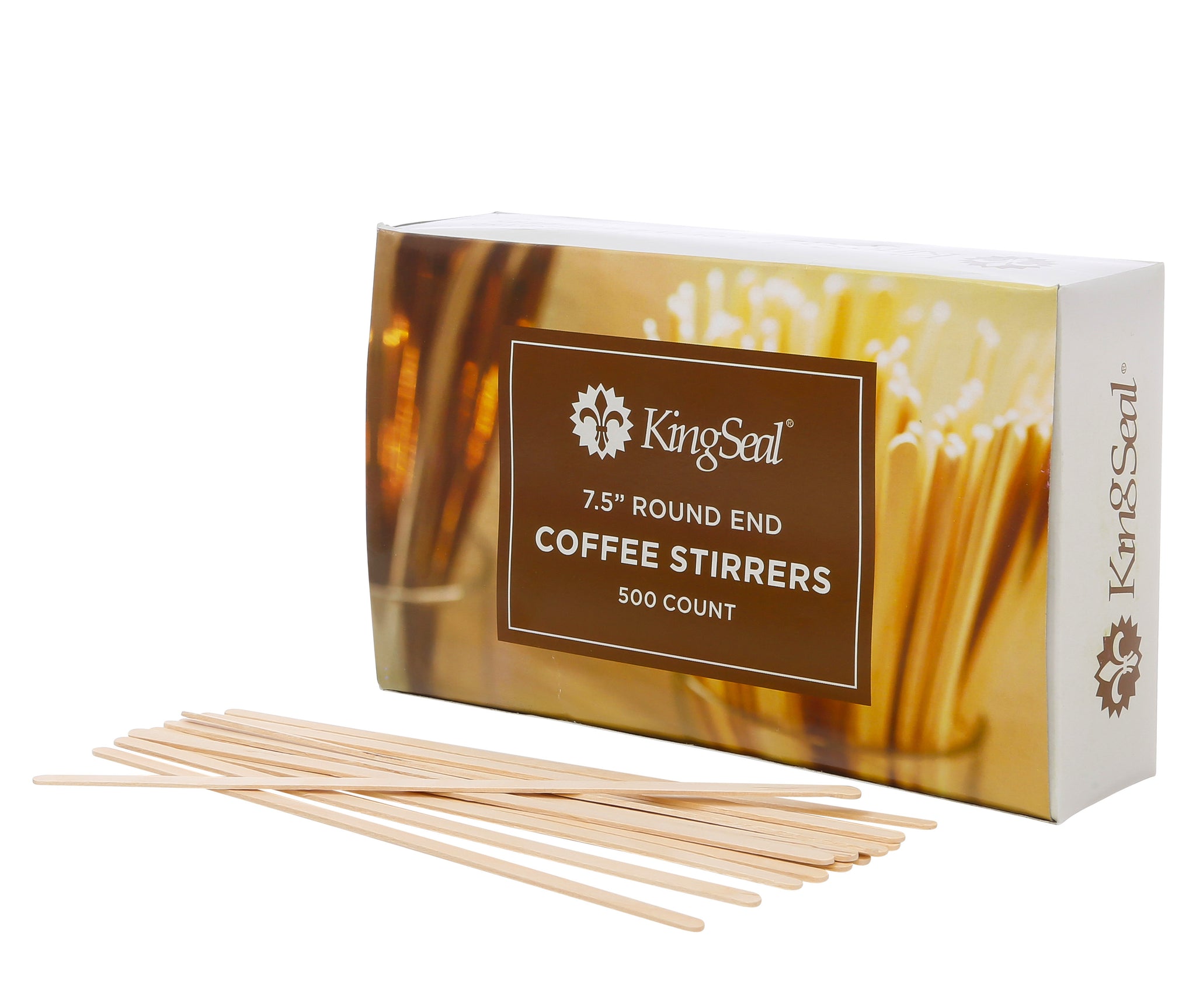 7.5 Inch Wooden Coffee Stirrers - Wood Stir Sticks