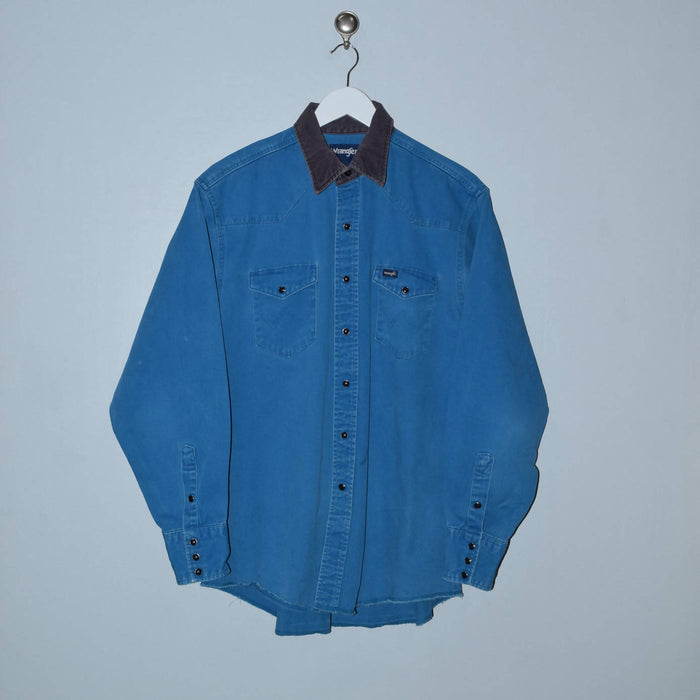 Vintage Wrangler Full Sleeve Button up - Large — TopBoy