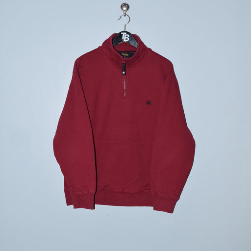 HER Women's High-Neck Half-Zip Sweatshirt, Red, Puma