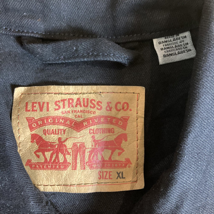 Levi's Black Jean Jacket. XL — TopBoy