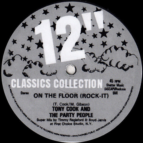 Tony Cook The Party People On The Floor 12 Vinylhouse