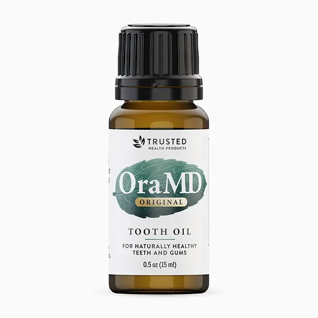 A bottle of OraMD Orignal Strength